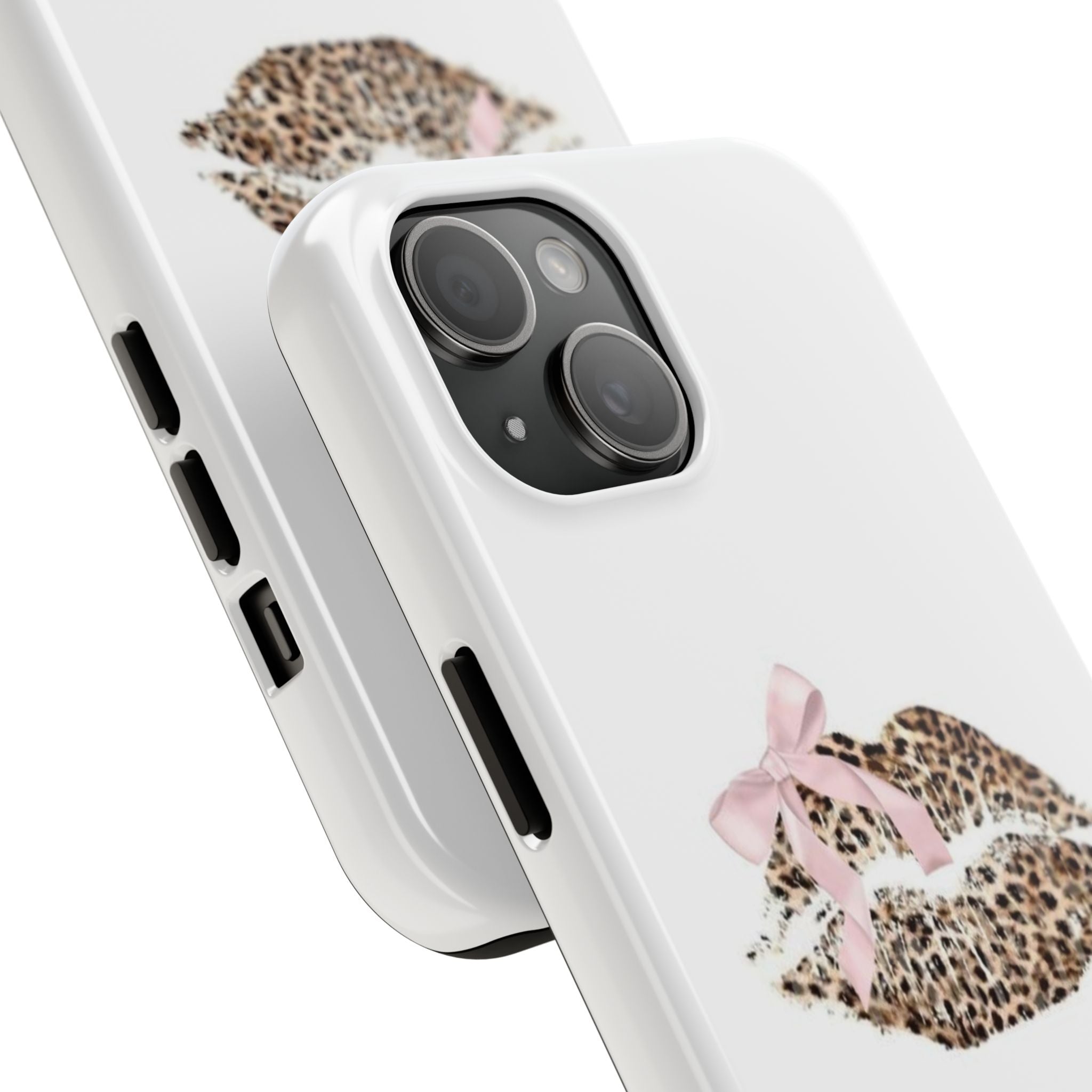 Leopard Kissy Lips Phone Cases