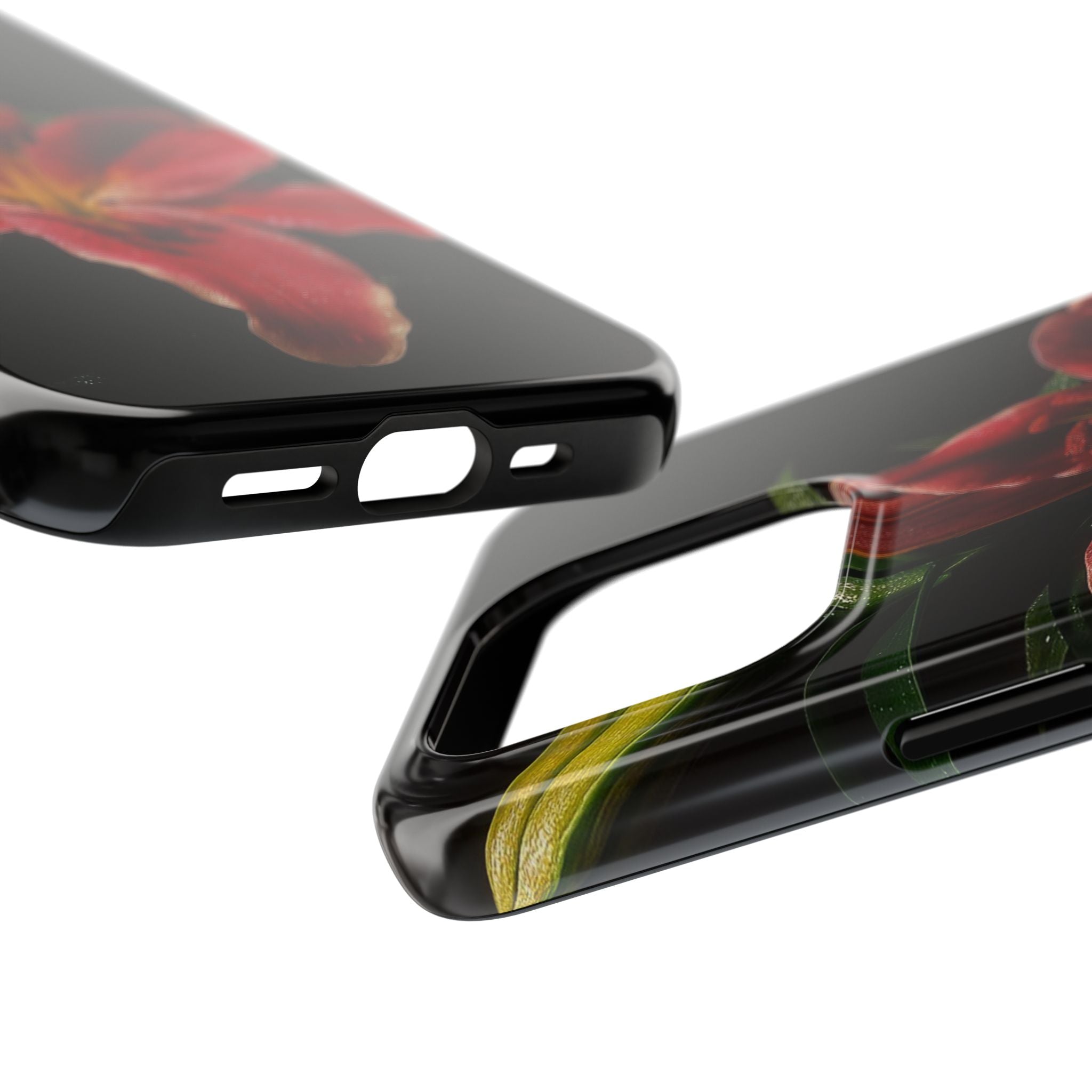 Red Lily Flower Phone Cases