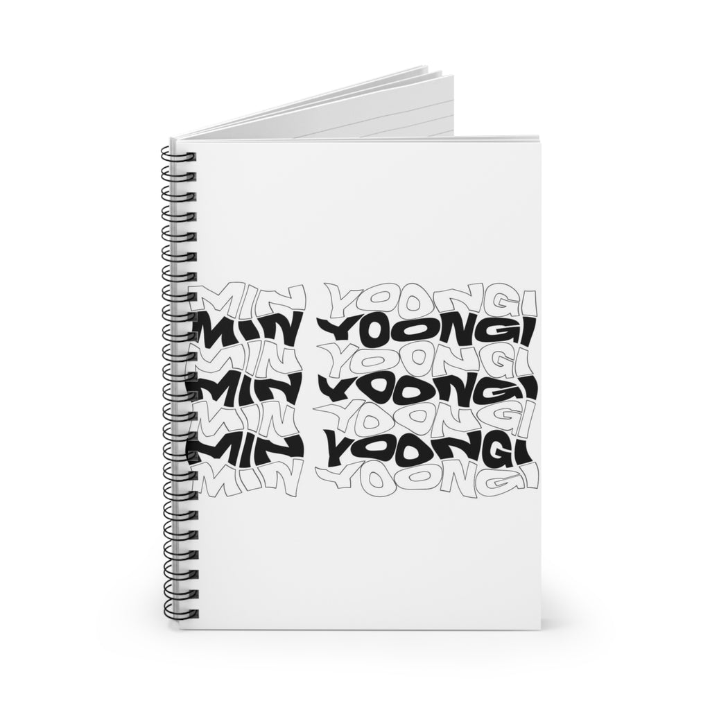 BTS Yoongi Spiral Notebook