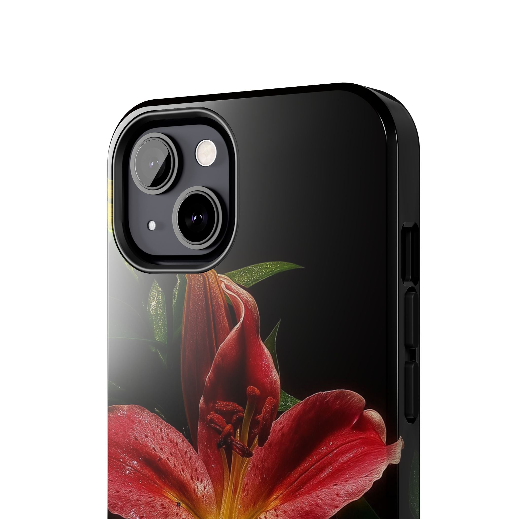 Red Lily Flower Phone Cases