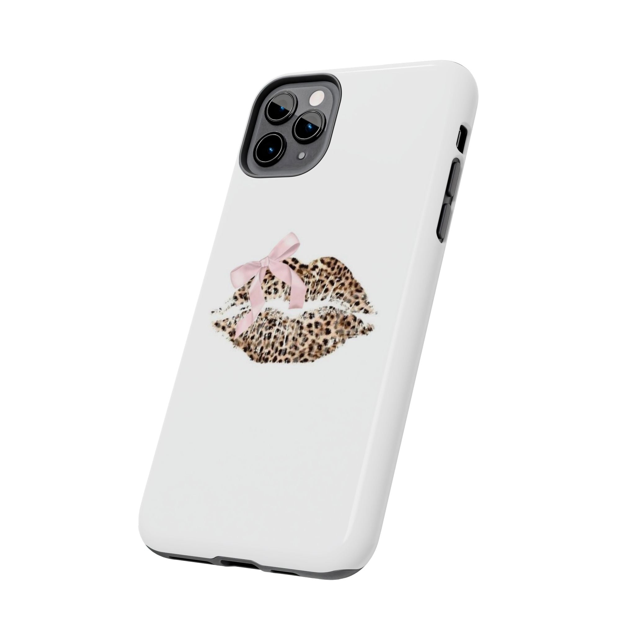 Leopard Kissy Lips Phone Cases