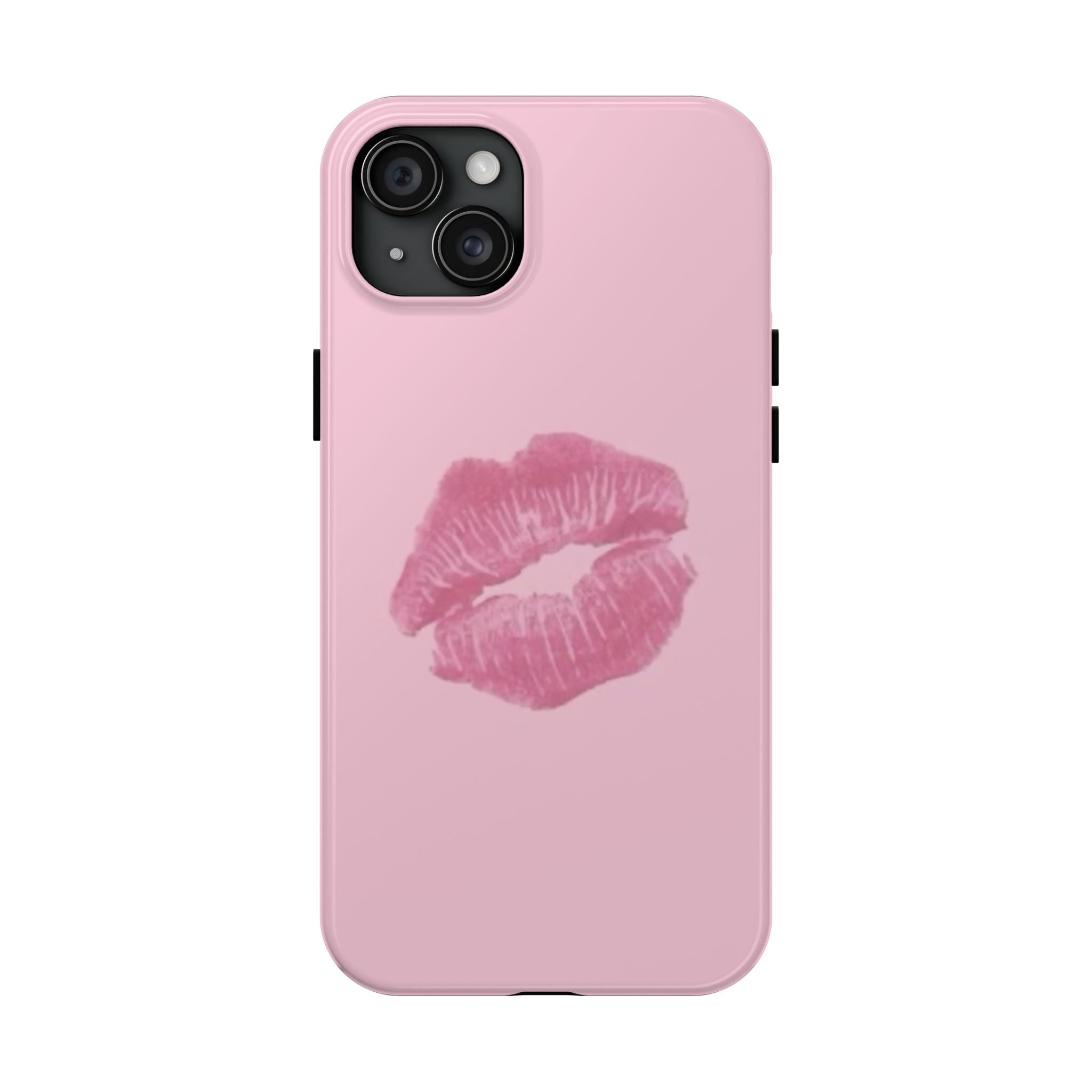 Pink Kissy Lips Phone Cases