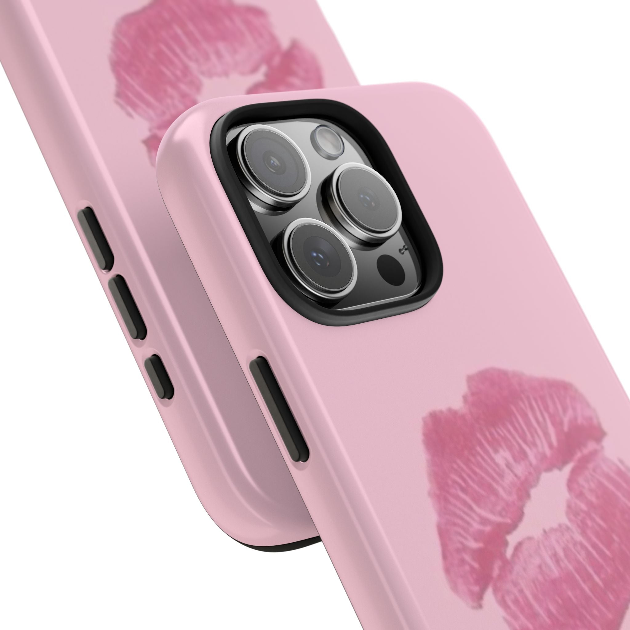 Pink Kissy Lips Phone Cases