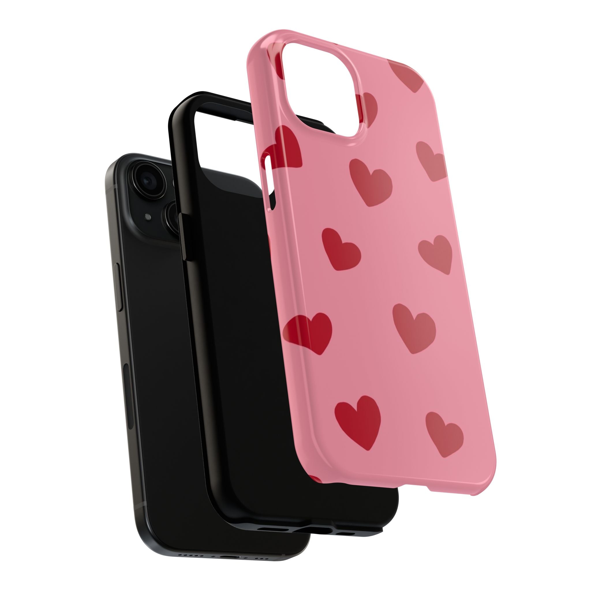 Red heart Phone Cases