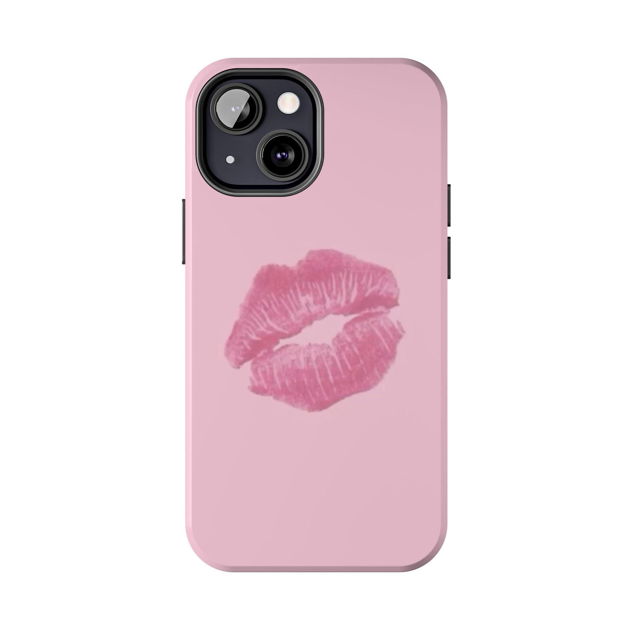 Pink Kissy Lips Phone Cases