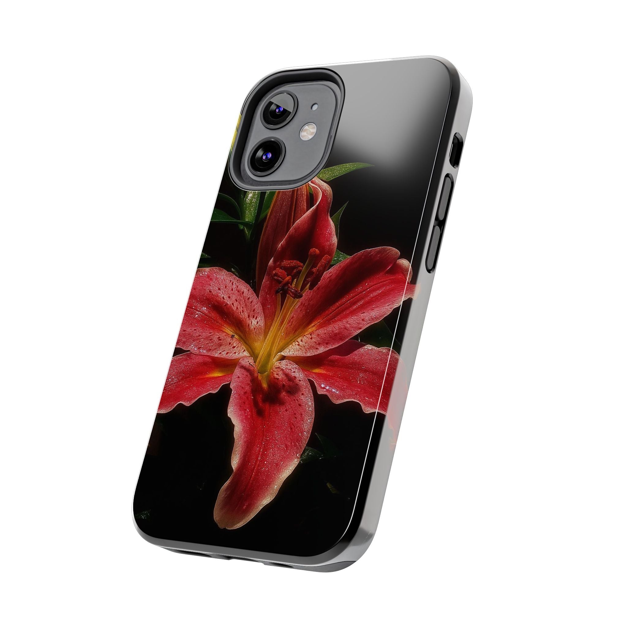 Red Lily Flower Phone Cases