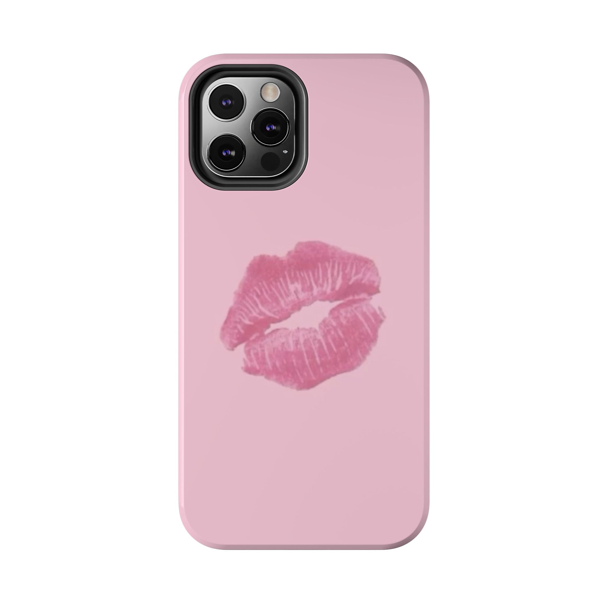 Pink Kissy Lips Phone Cases
