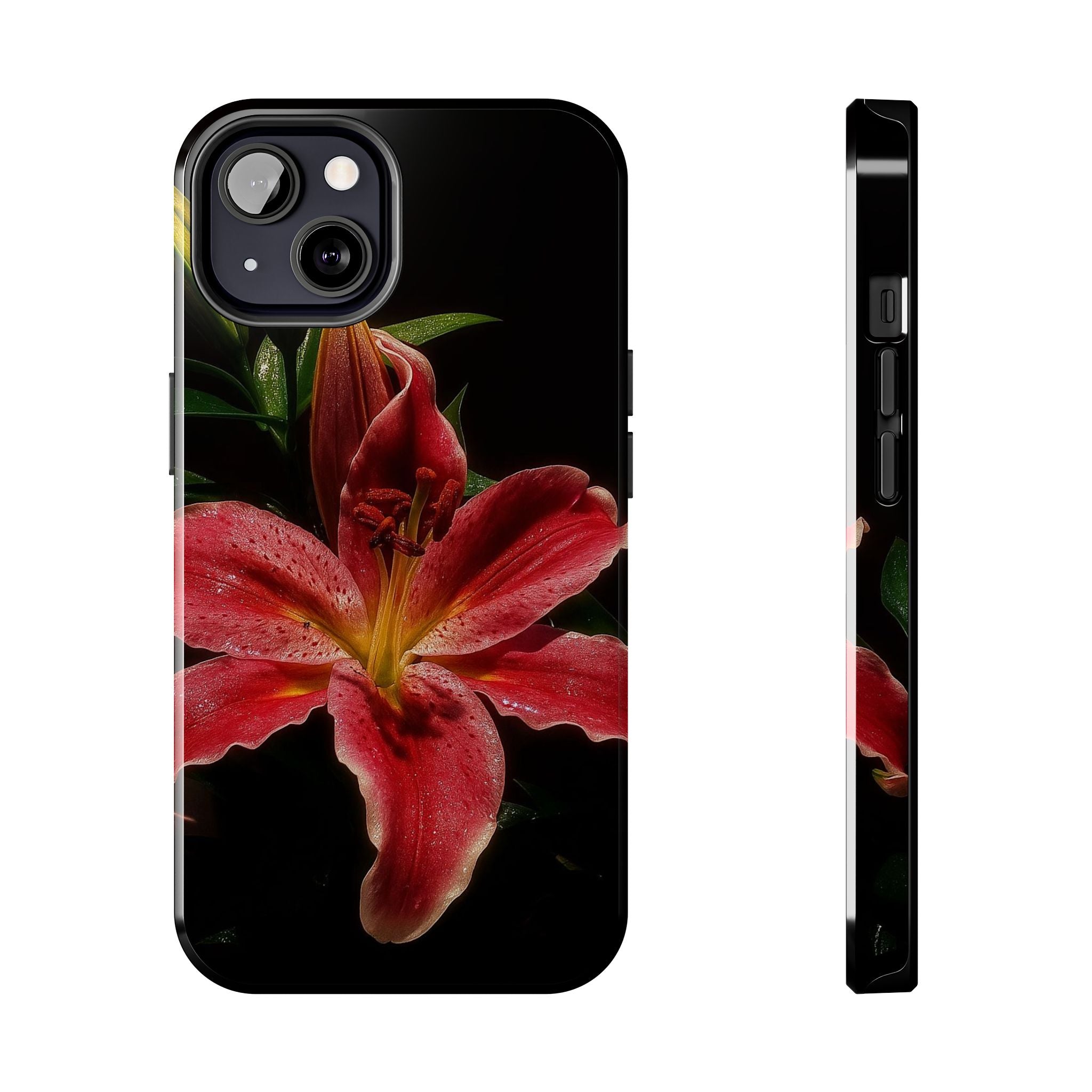 Red Lily Flower Phone Cases