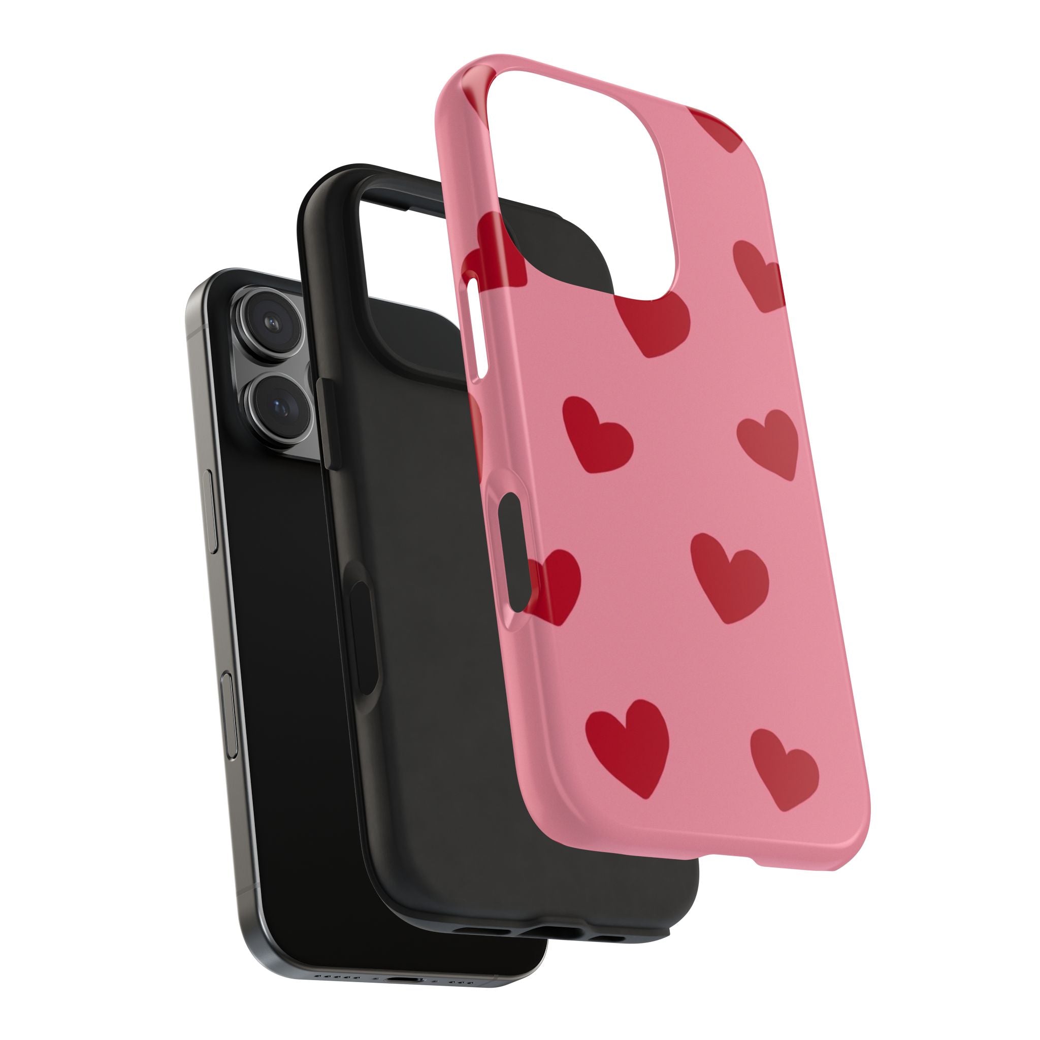 Red heart Phone Cases