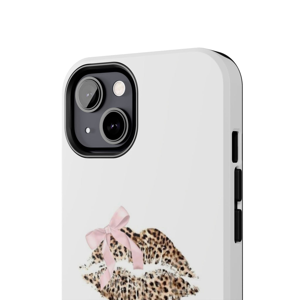 Leopard Kissy Lips Phone Cases