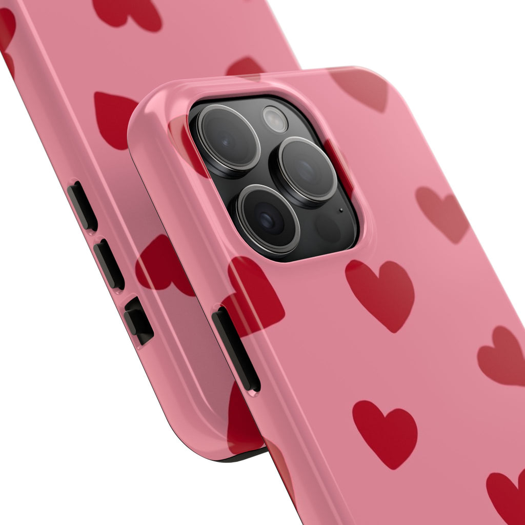 Red heart Phone Cases