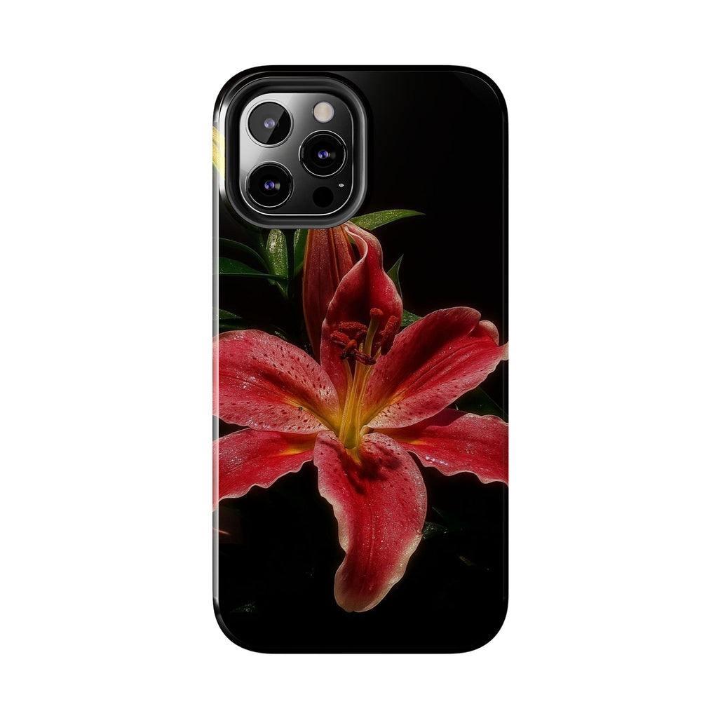 Red Lily Flower Phone Cases