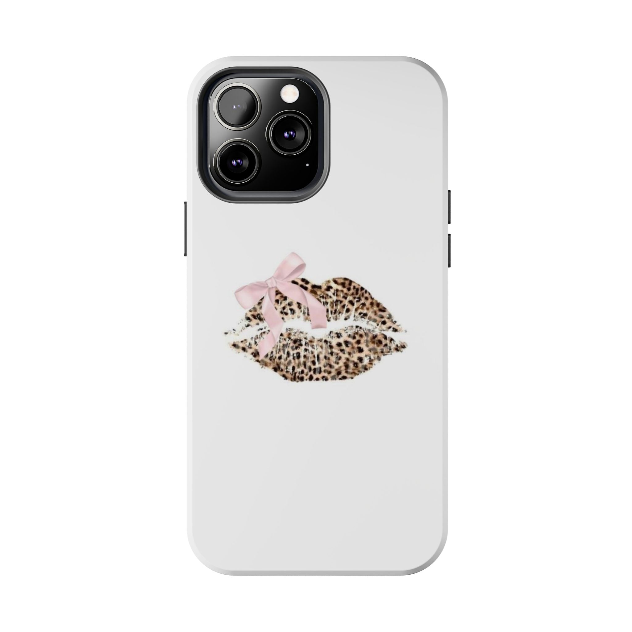 Leopard Kissy Lips Phone Cases