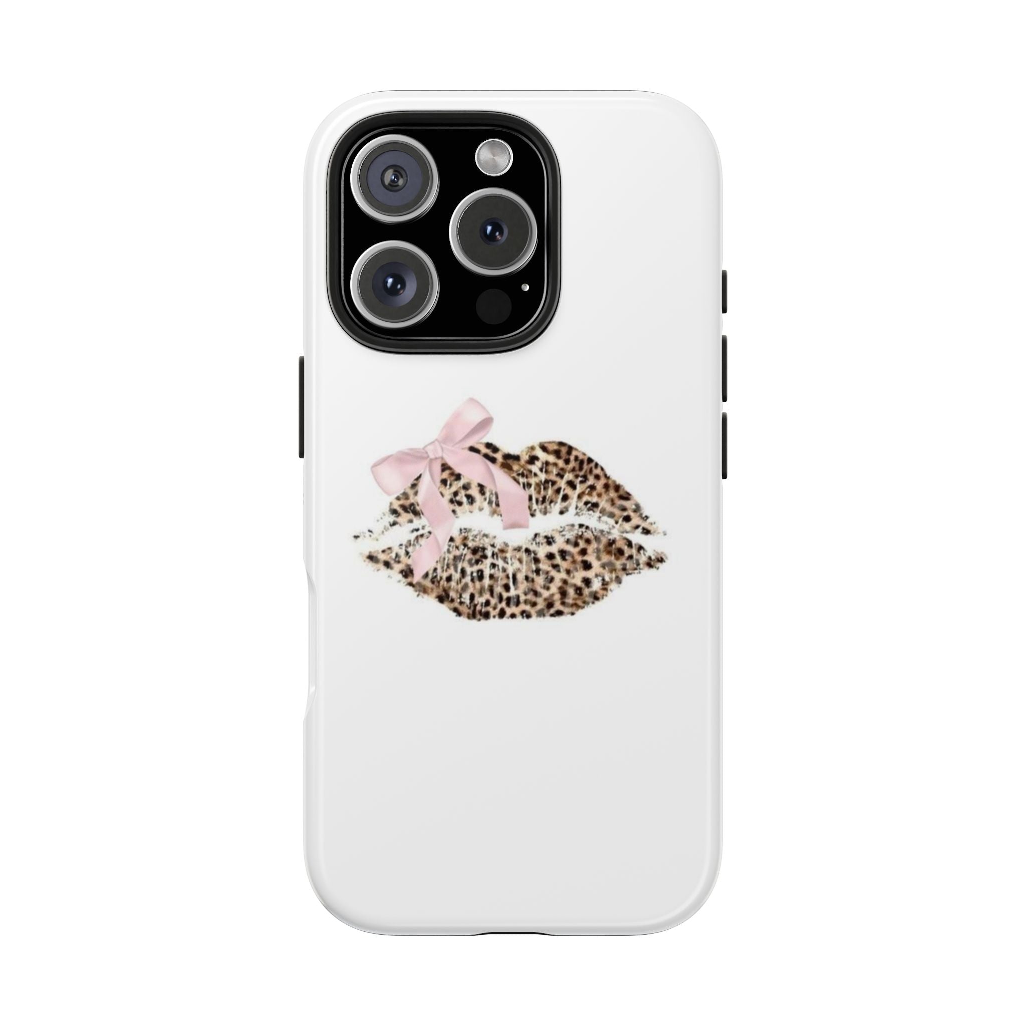 Leopard Kissy Lips Phone Cases