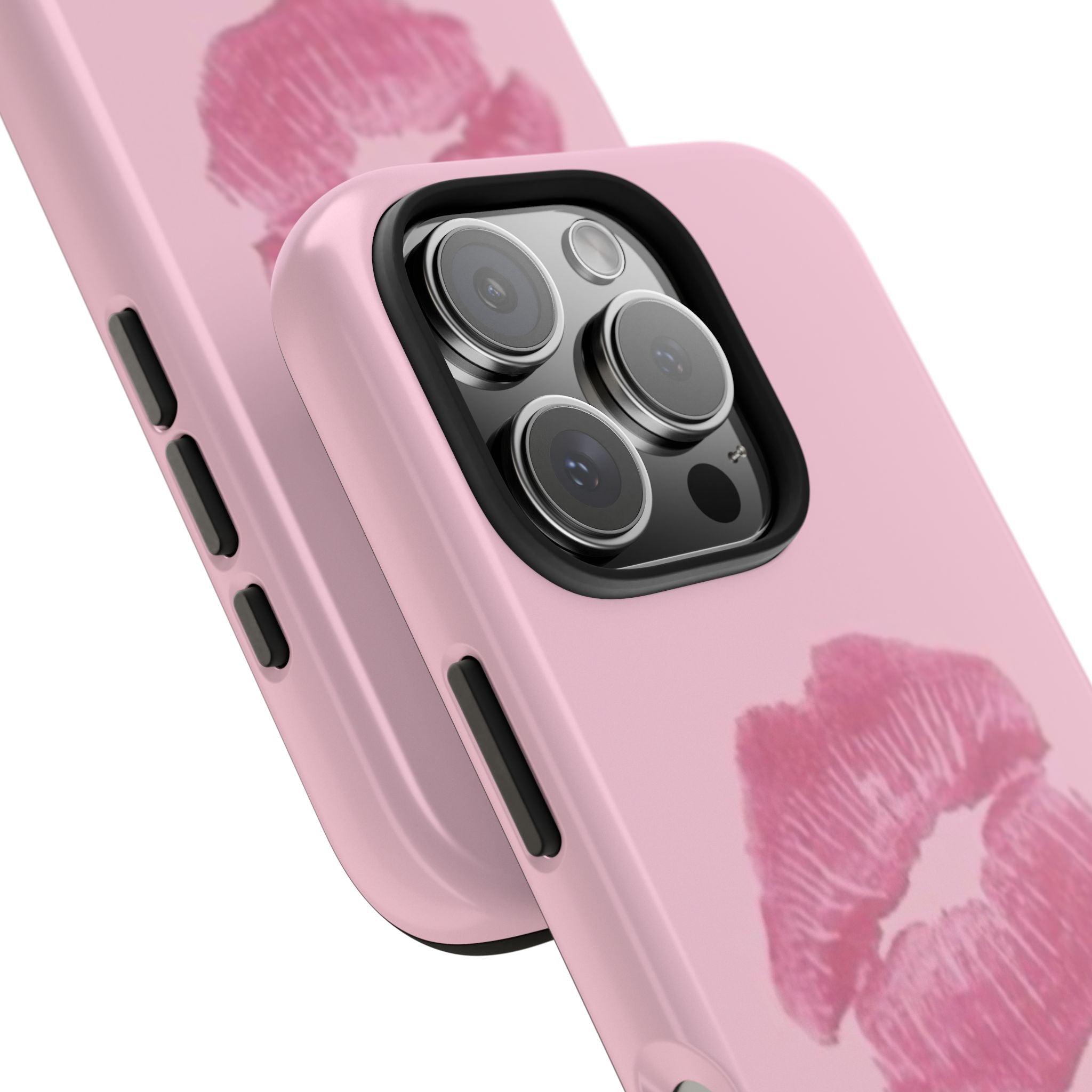 Pink Kissy Lips Phone Cases