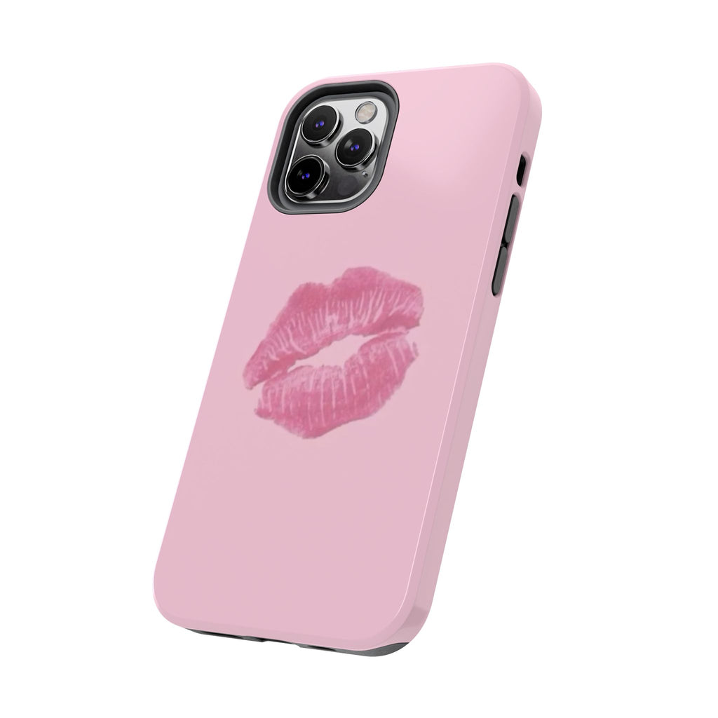 Pink Kissy Lips Phone Cases
