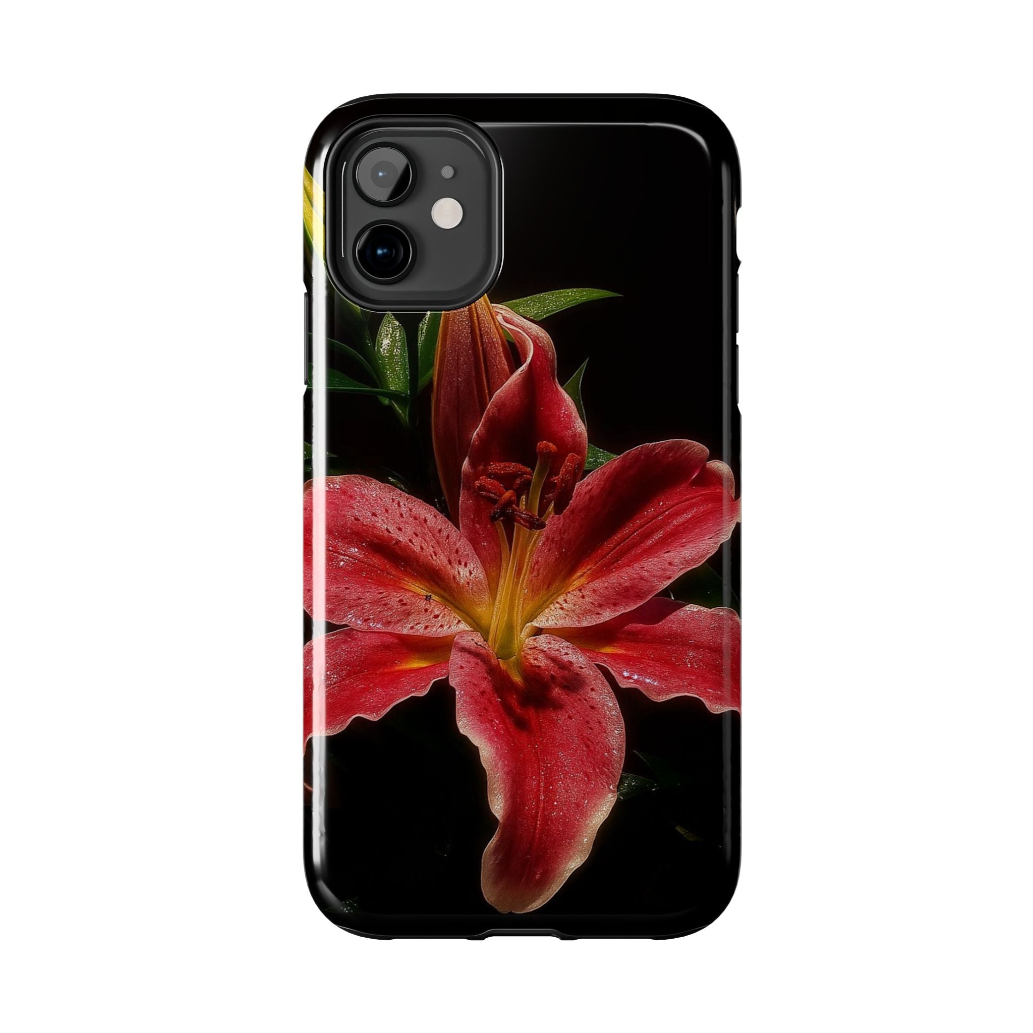 Red Lily Flower Phone Cases