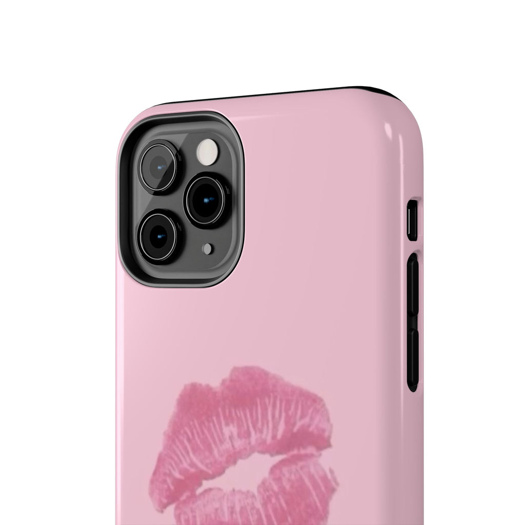Pink Kissy Lips Phone Cases