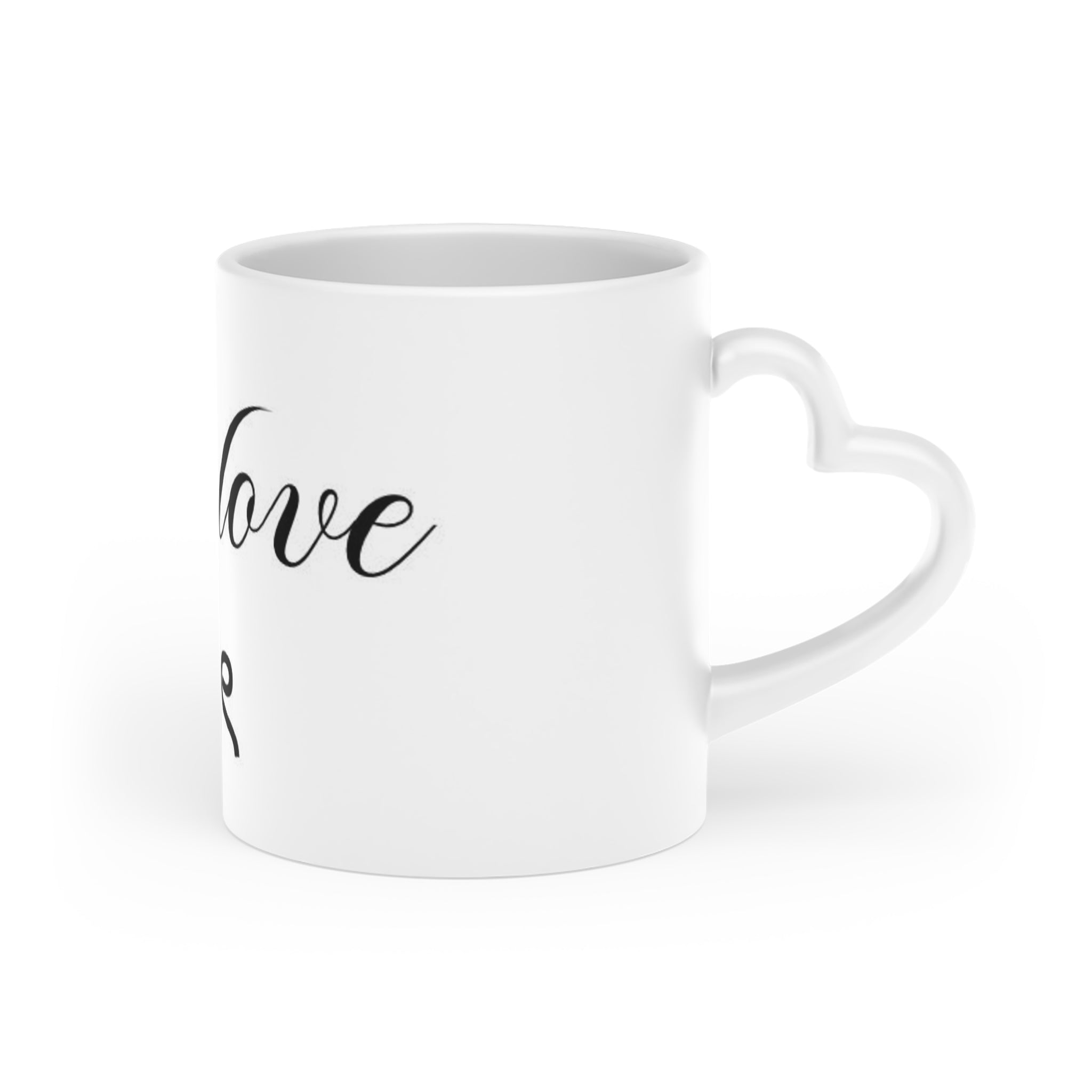 « My love » Heart-Shaped Mug
