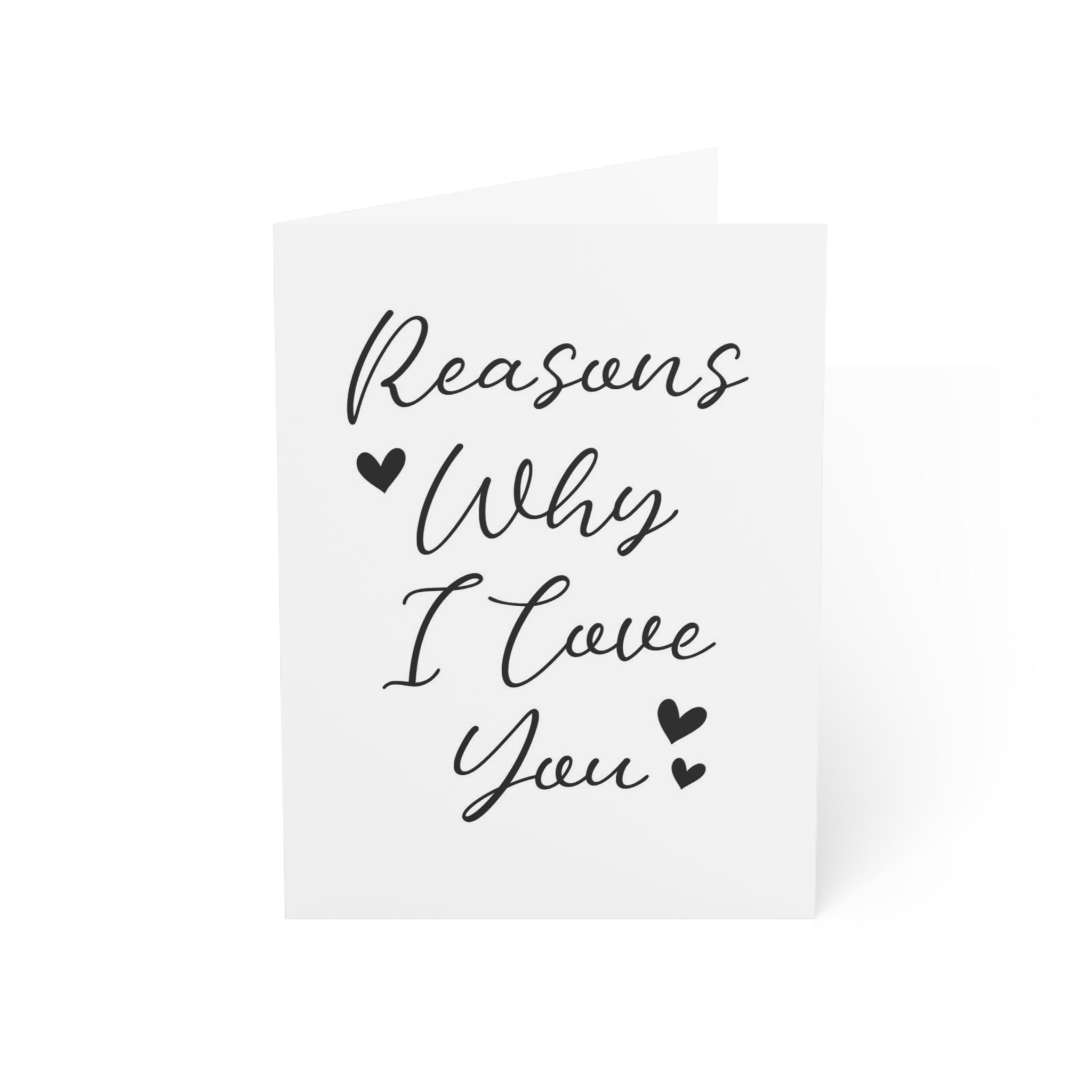 « Reasons Why I love you » Cards (1, 10, 30, and 50pcs)