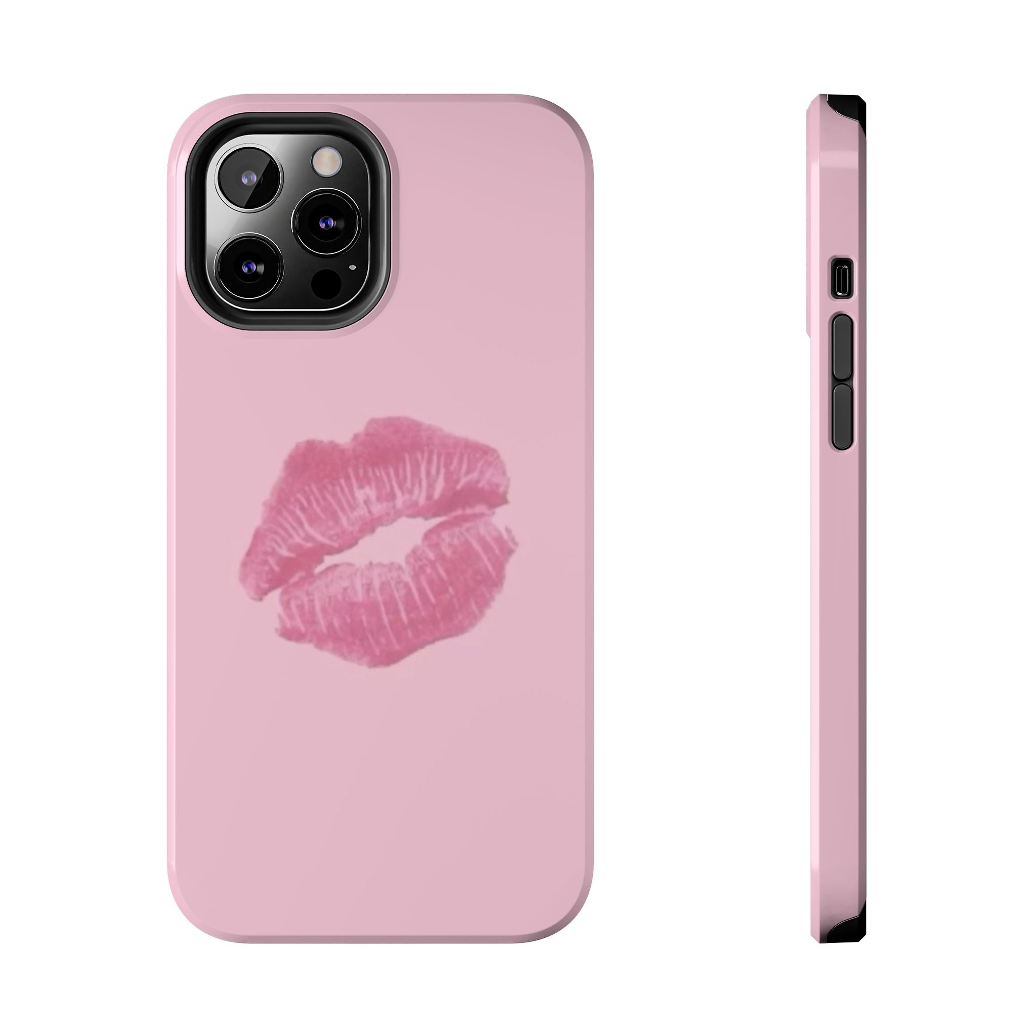 Pink Kissy Lips Phone Cases
