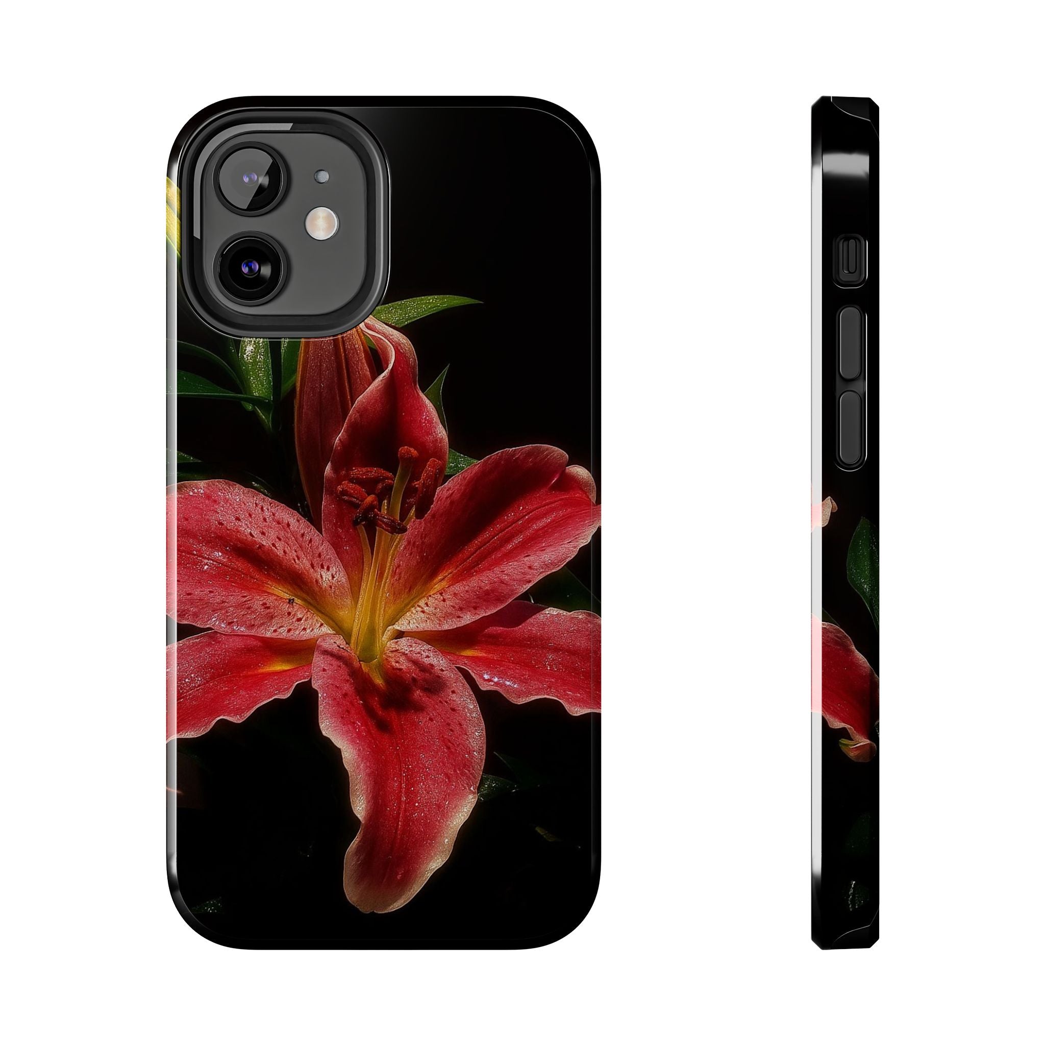 Red Lily Flower Phone Cases
