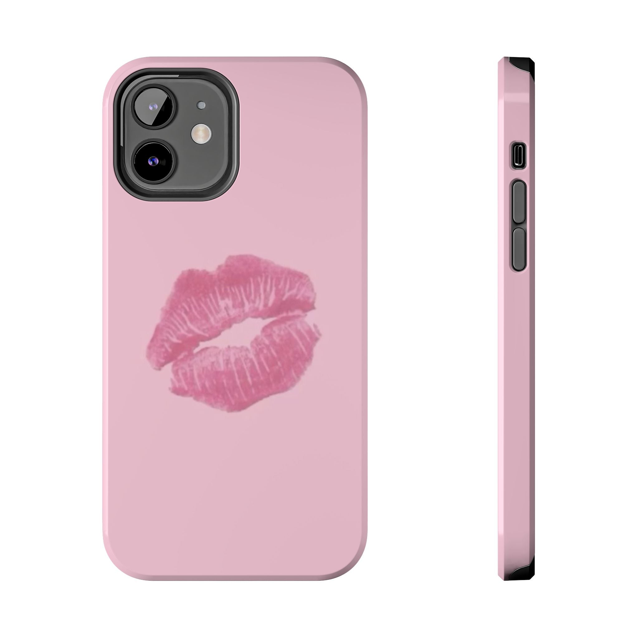 Pink Kissy Lips Phone Cases