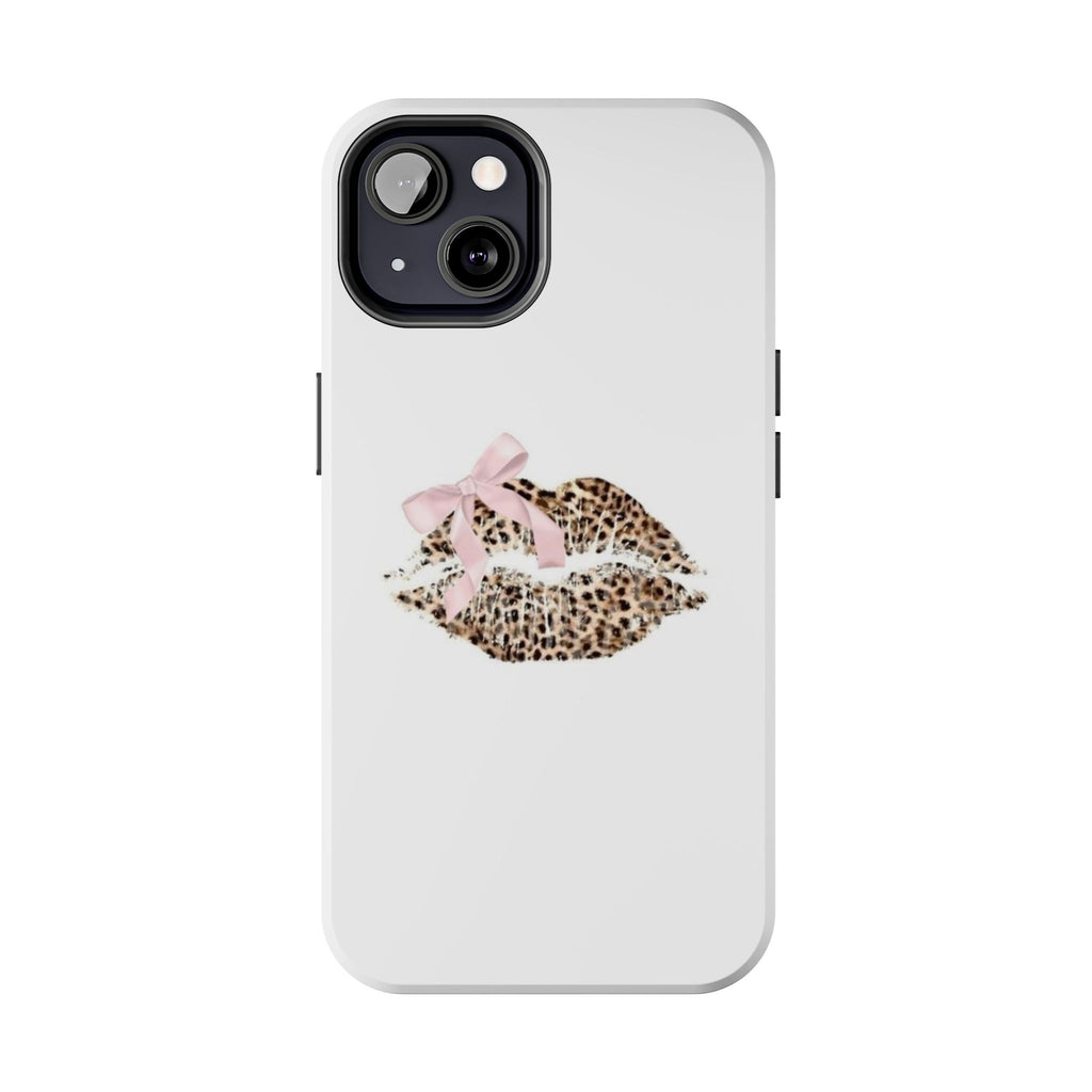 Leopard Kissy Lips Phone Cases