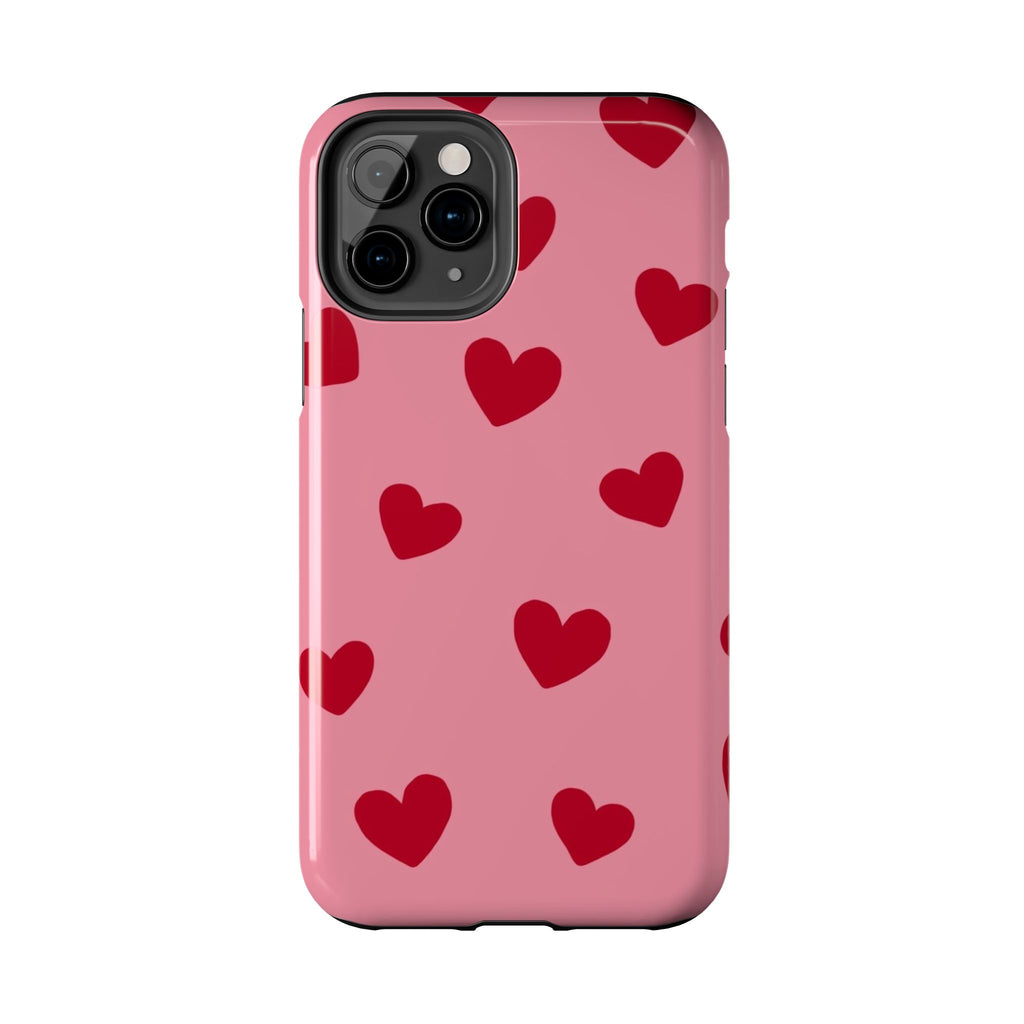 Red heart Phone Cases