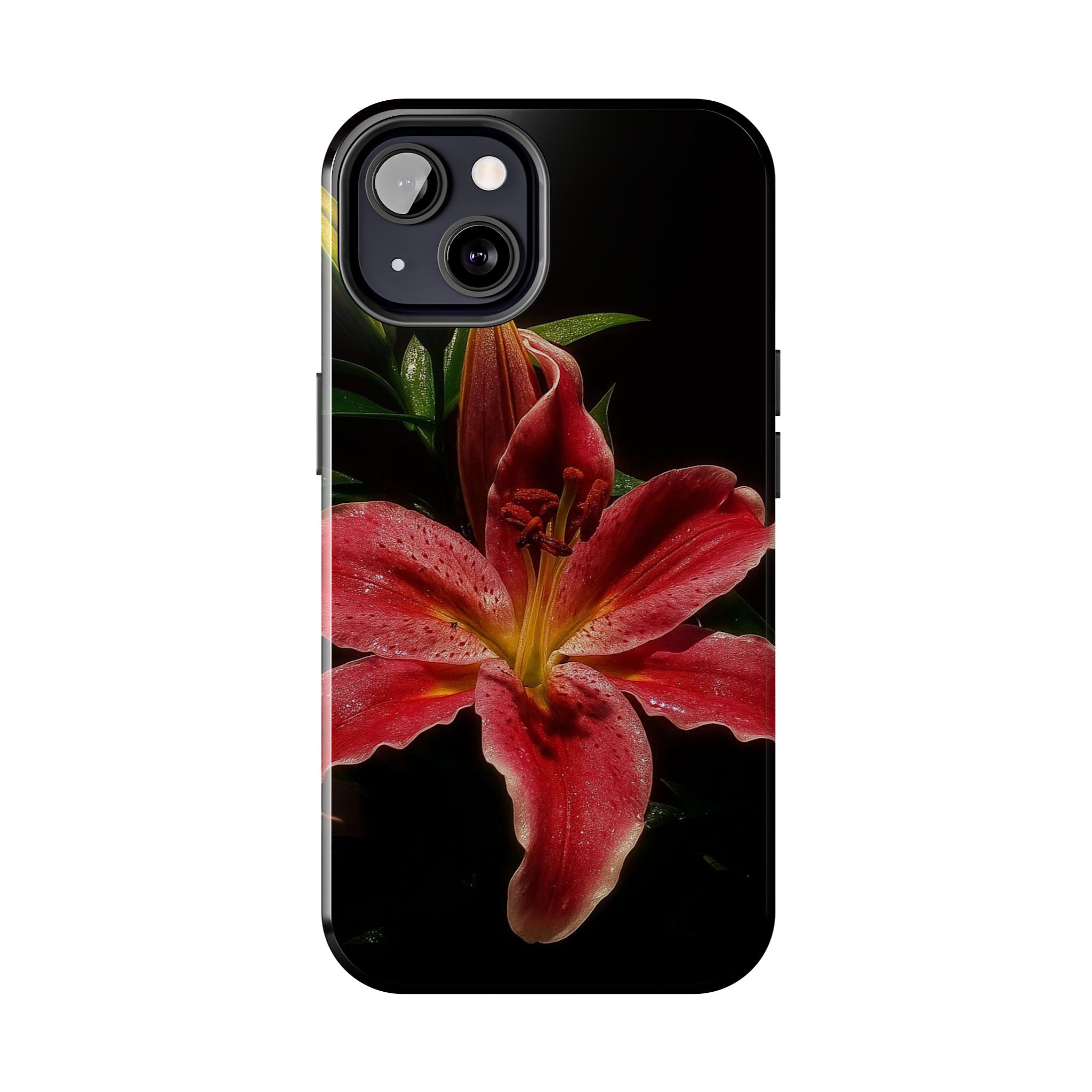Red Lily Flower Phone Cases