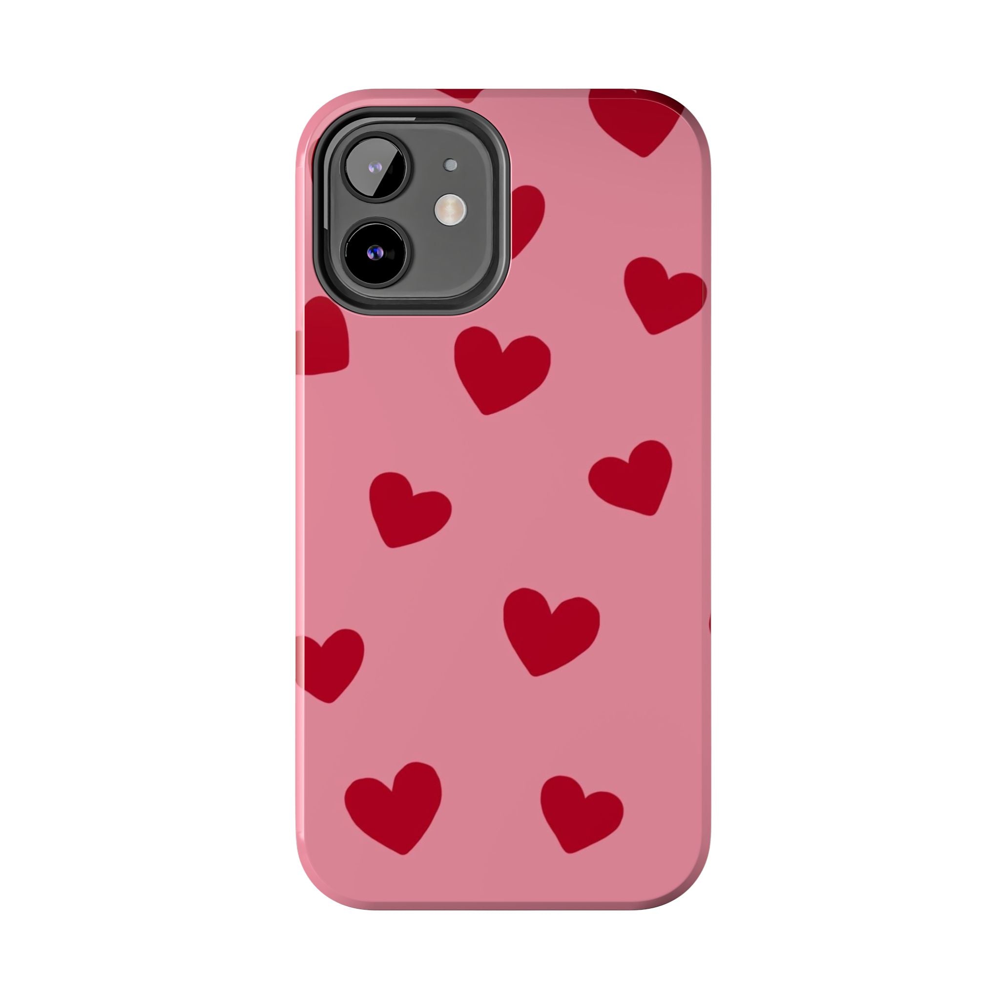 Red heart Phone Cases