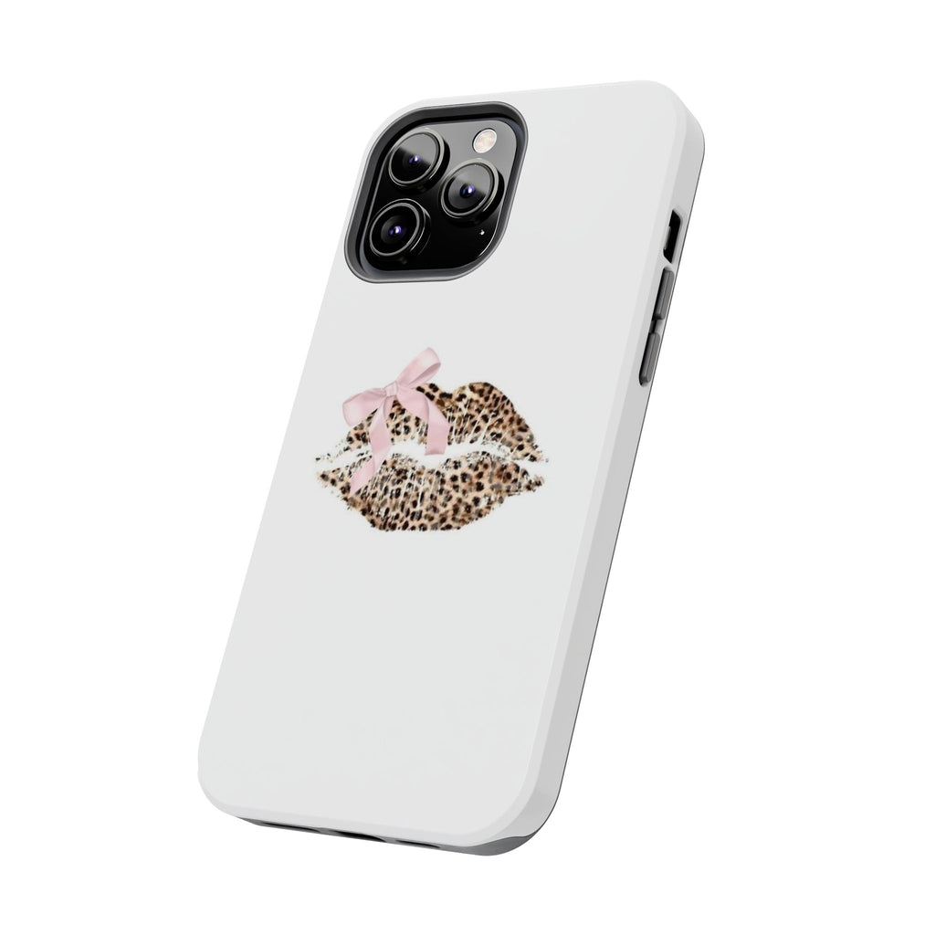 Leopard Kissy Lips Phone Cases