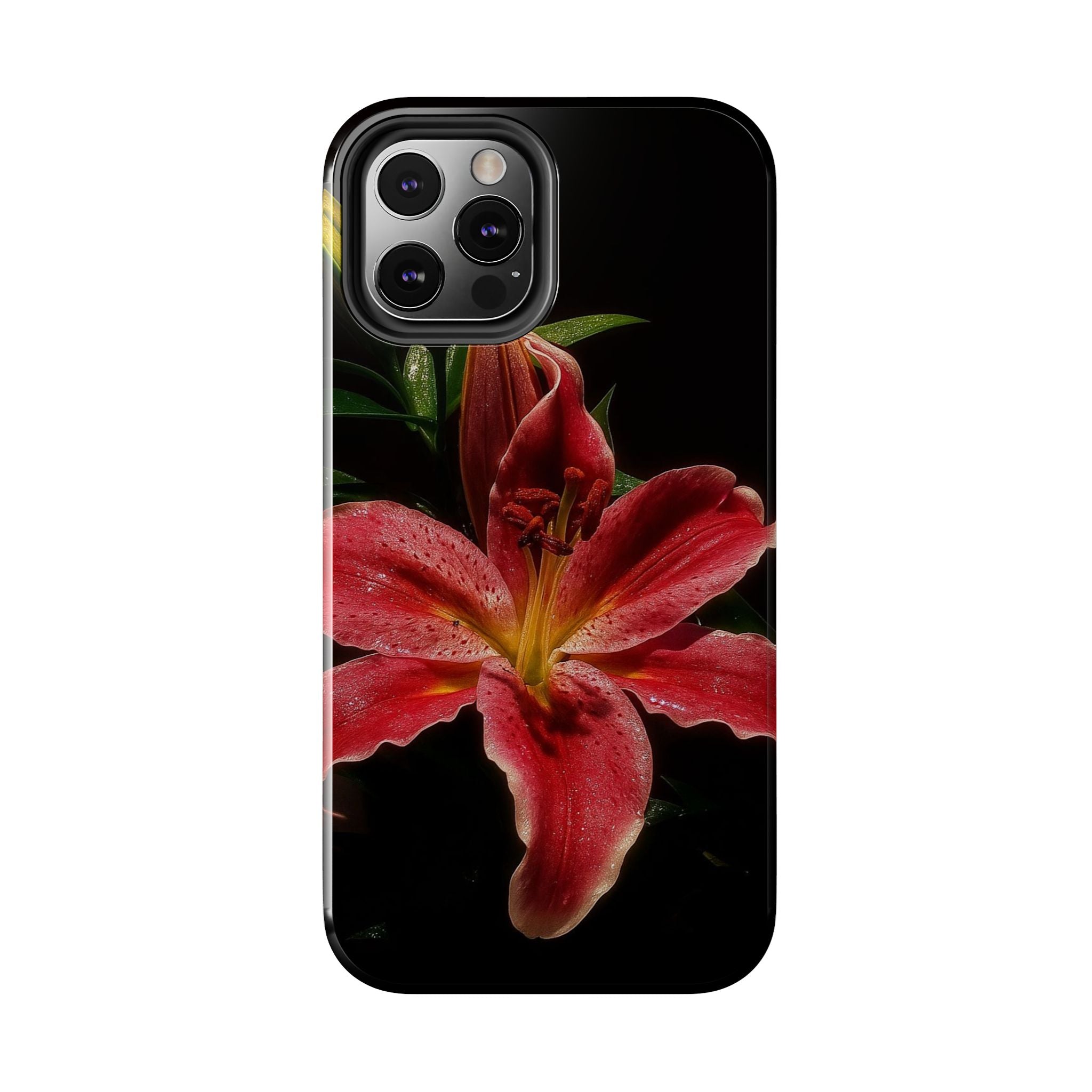 Red Lily Flower Phone Cases