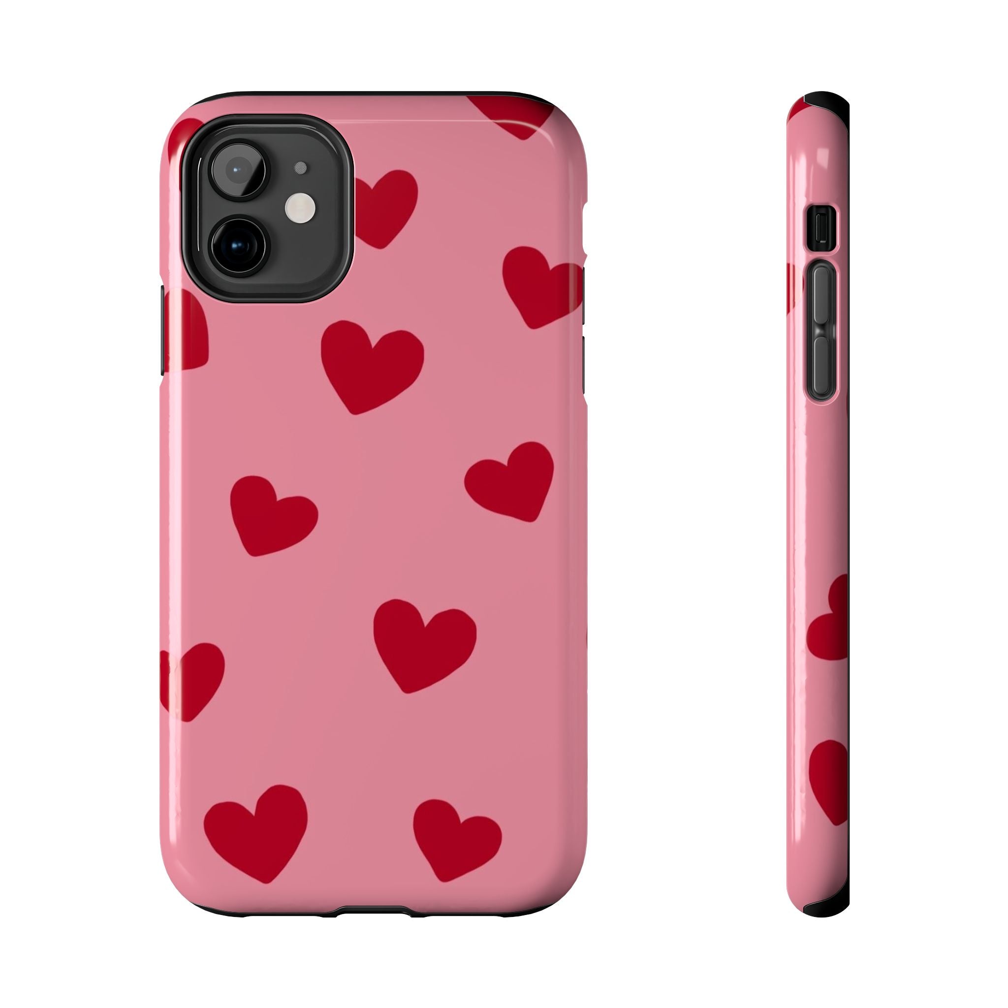 Red heart Phone Cases