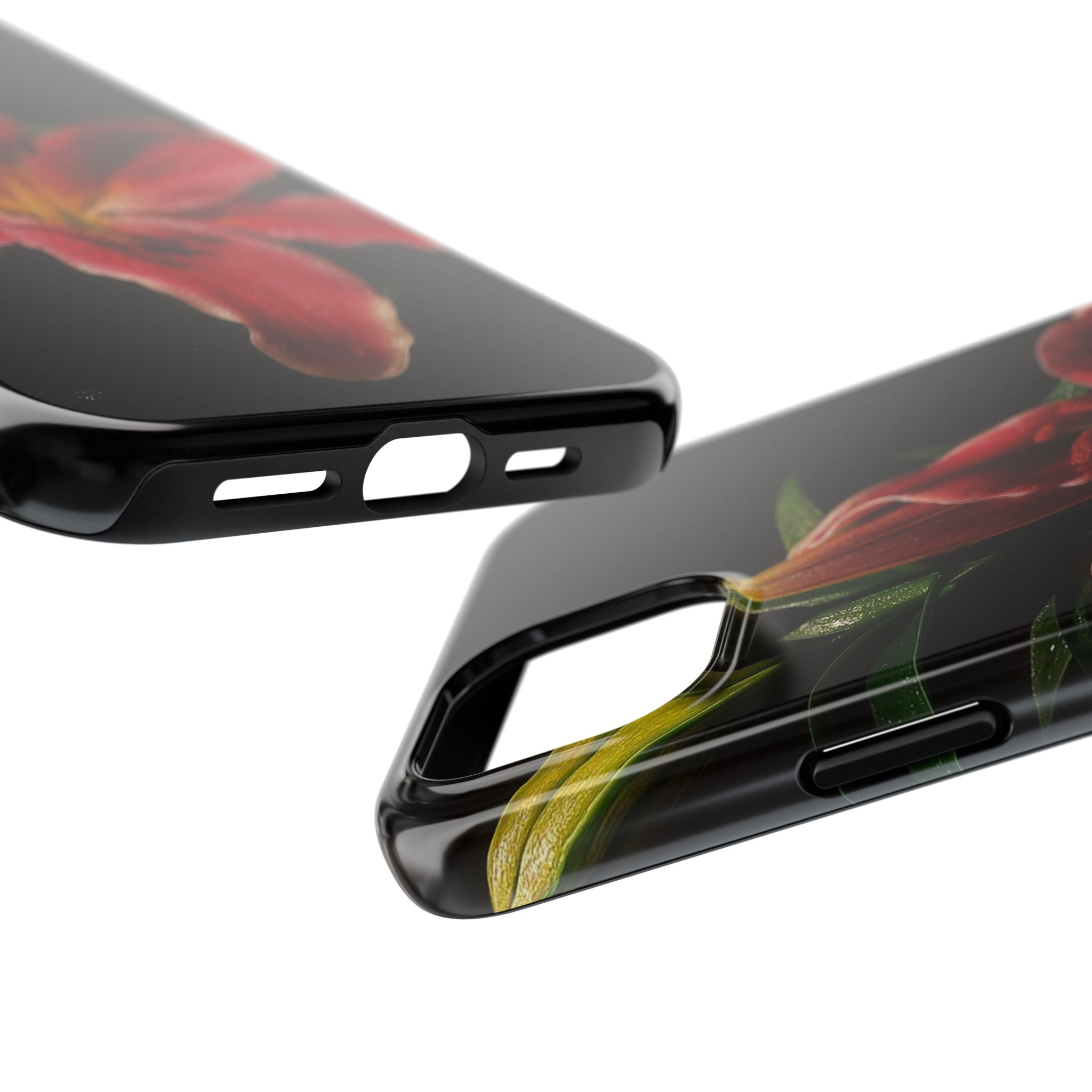 Red Lily Flower Phone Cases