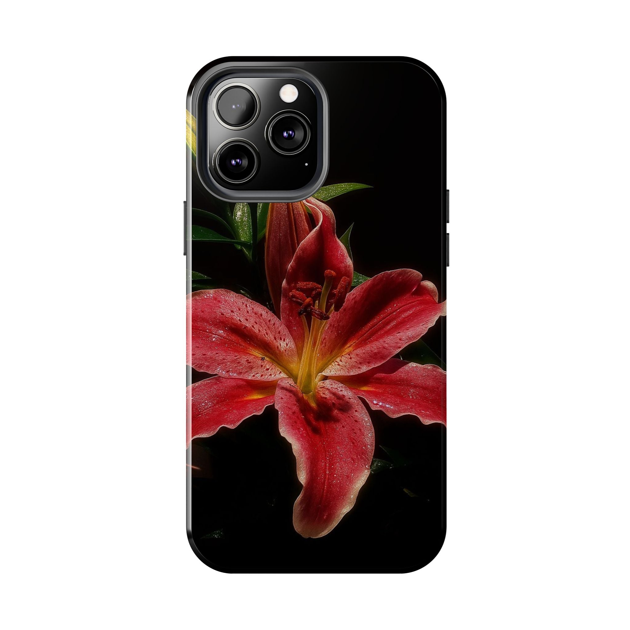 Red Lily Flower Phone Cases