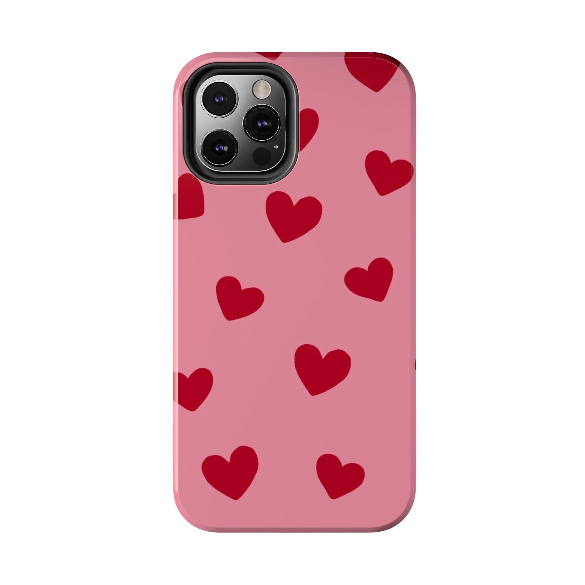 Red heart Phone Cases