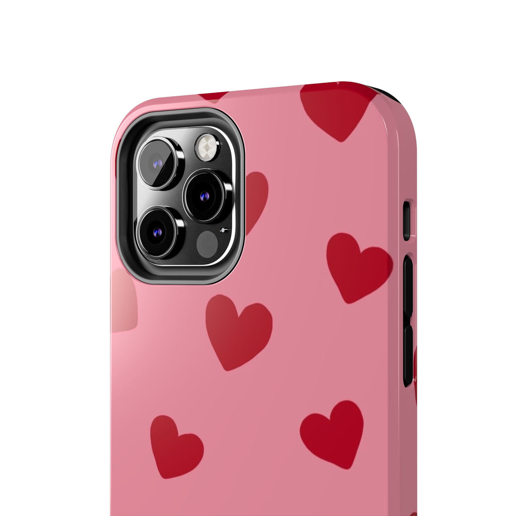 Red heart Phone Cases