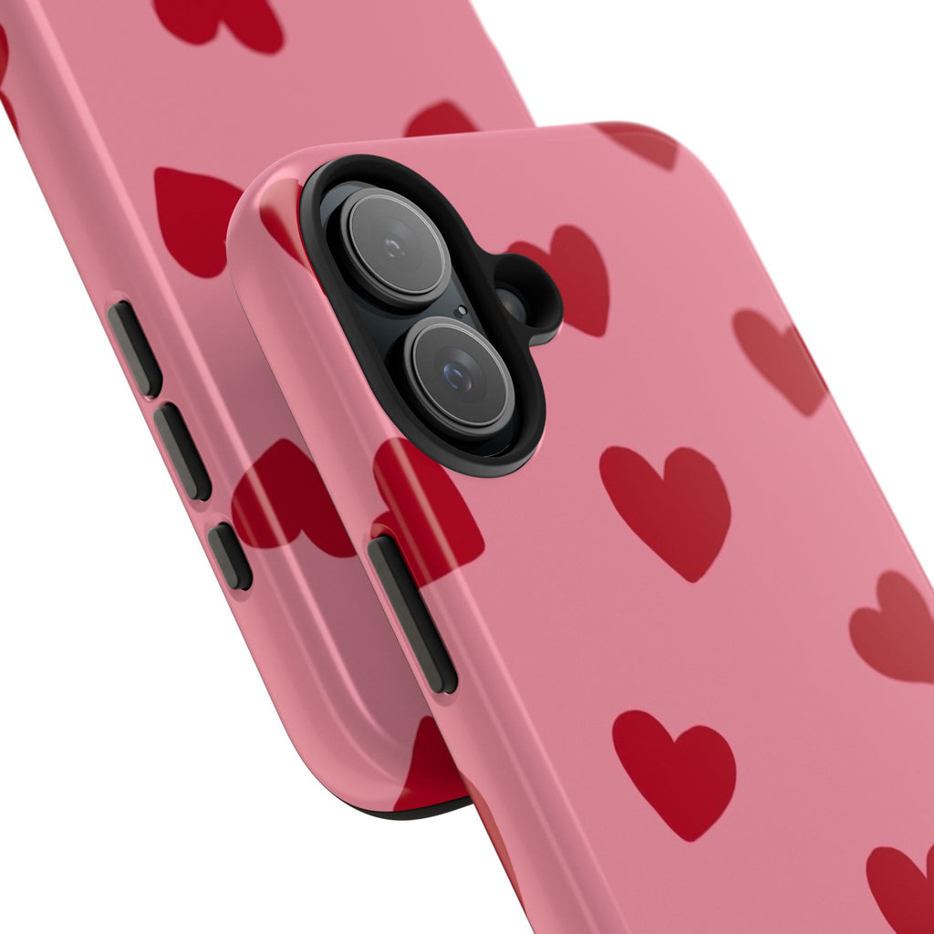 Red heart Phone Cases